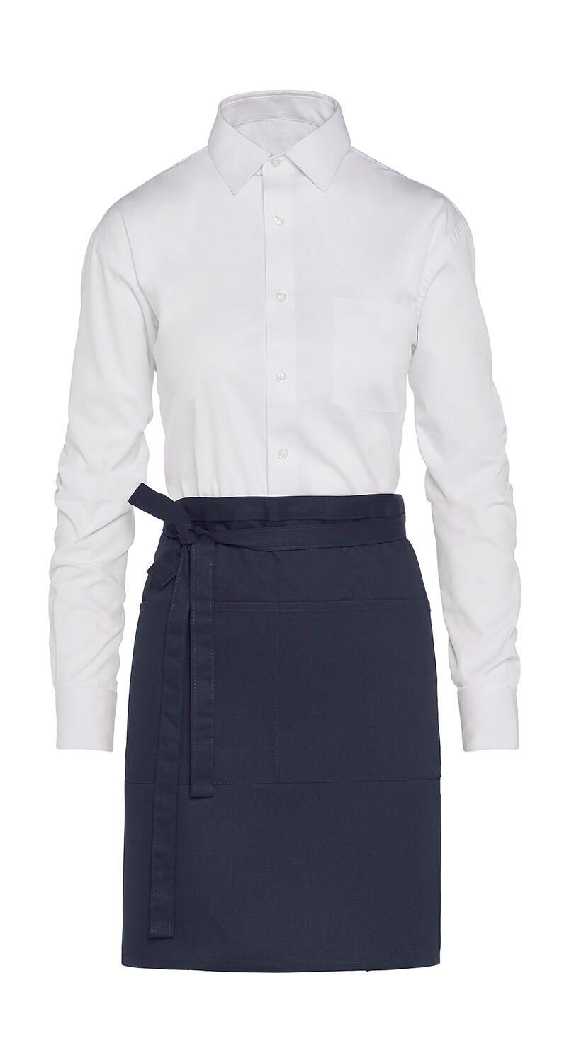 SG Accessories - Bistro Brussels - Short Bistro Apron with Pocket JG14P bedrucken