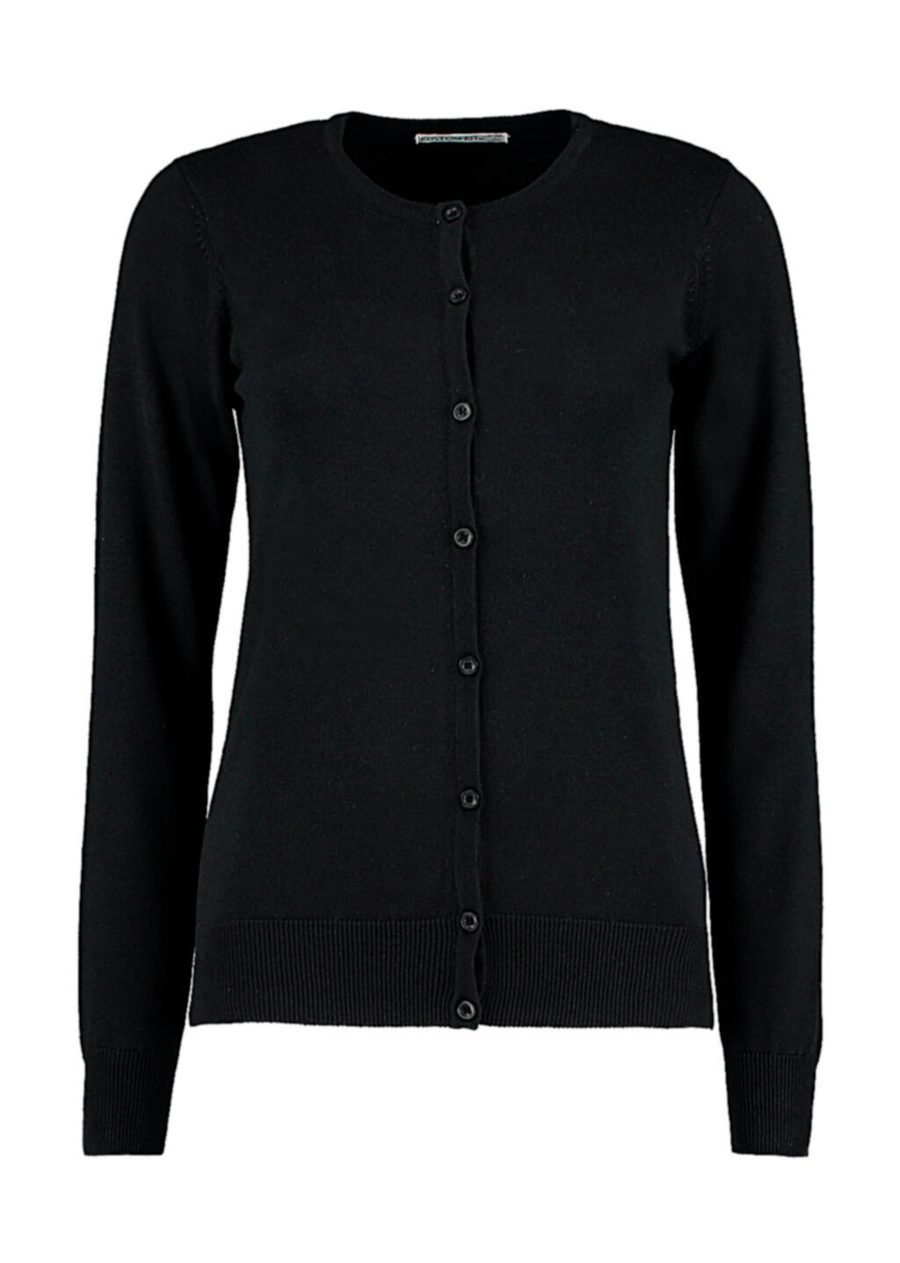 Kustom Kit Women's Classic Fit Arundel Crew Neck Cardigan KK355 bedrucken