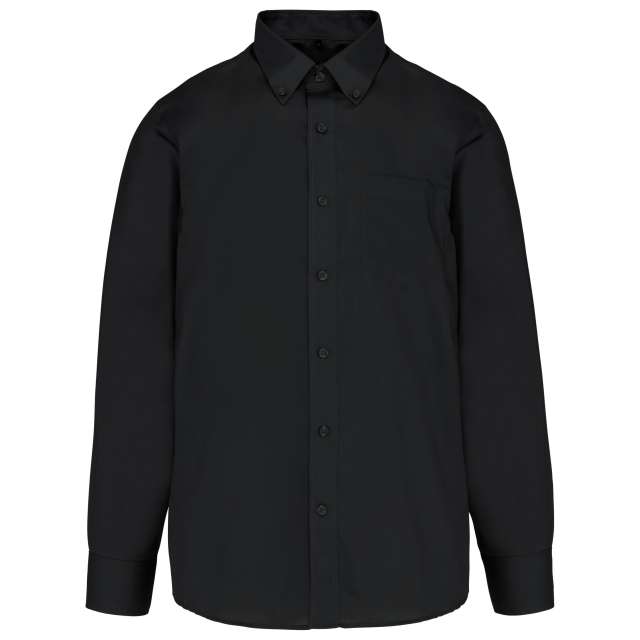 Kariban Men’s Long-Sleeved Non-Iron Shirt bedrucken