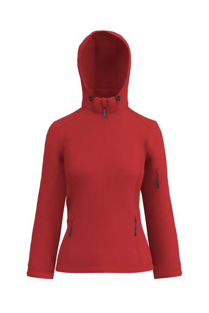 Legend Classics Women’s 3-Layer Detachable Hooded Softshell Jacket