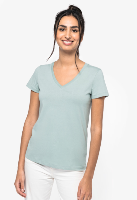 Native Spirit V-Neck Ladies’ T-Shirt bedrucken