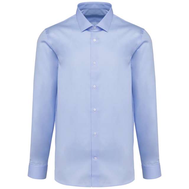 Kariban Premium Men's Pinpoint Oxford Long-Sleeved Shirt bedrucken