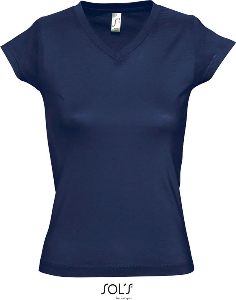 SOL'S Sol's Moon - Women’s V-Neck T-Shirt bedrucken