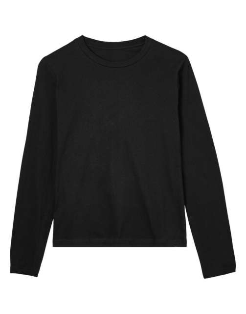 True Blanks Womens Regular Long Sleeve Tee bedrucken