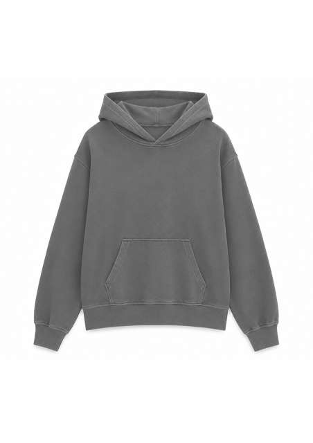 True Blanks Mens Relaxed Terry Hoodie bedrucken