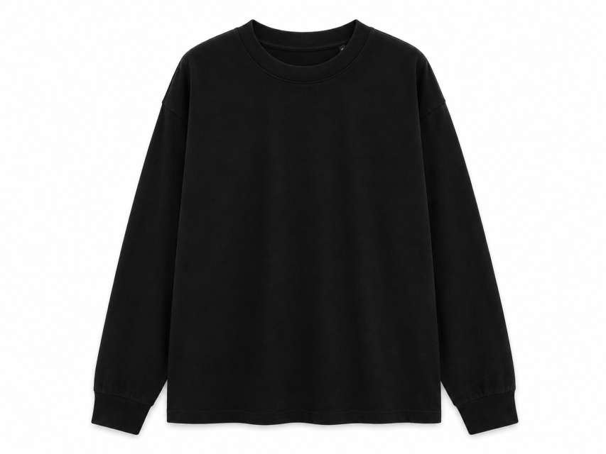 True Blanks Mens Boxy Long Sleeve Tee bedrucken