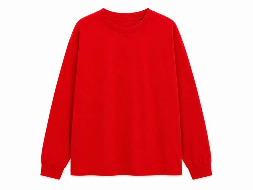 True Blanks Mens Boxy Long Sleeve Tee