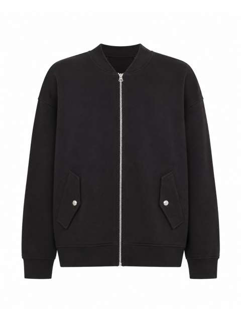 True Blanks Mens Boxy Bomber Sweater bedrucken