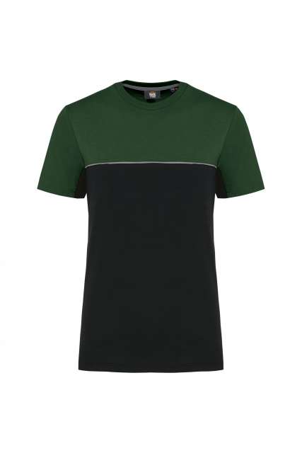 Designed To Work Unisex Eco-Friendly Short Sleeve Two-Tone T-Shirt
