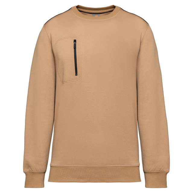 Designed To Work Unisex Daytoday Contrasting Pocket Sweatshirt