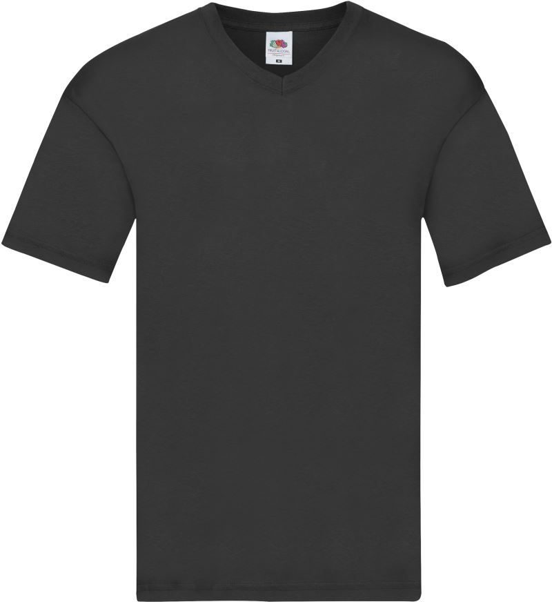 Fruit of the Loom Herren V-Ausschnitt T-Shirt Original V-Neck T bedrucken