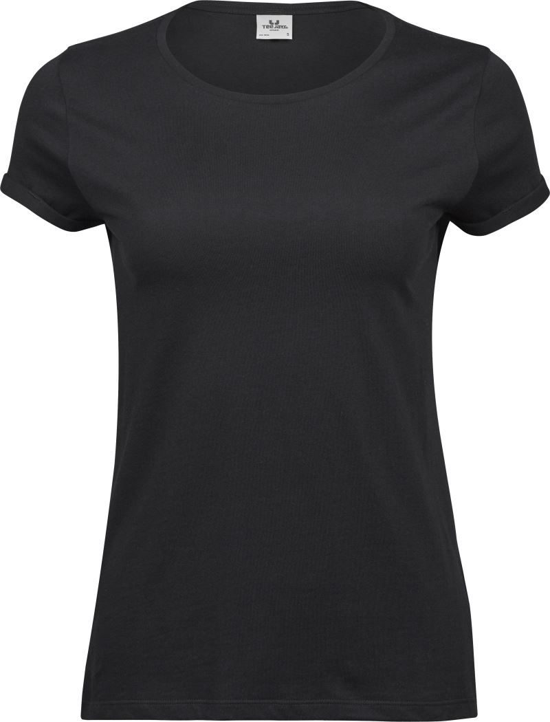 Tee Jays Damen T-Shirt mit Umschlag am Arm TJ 5063 bedrucken