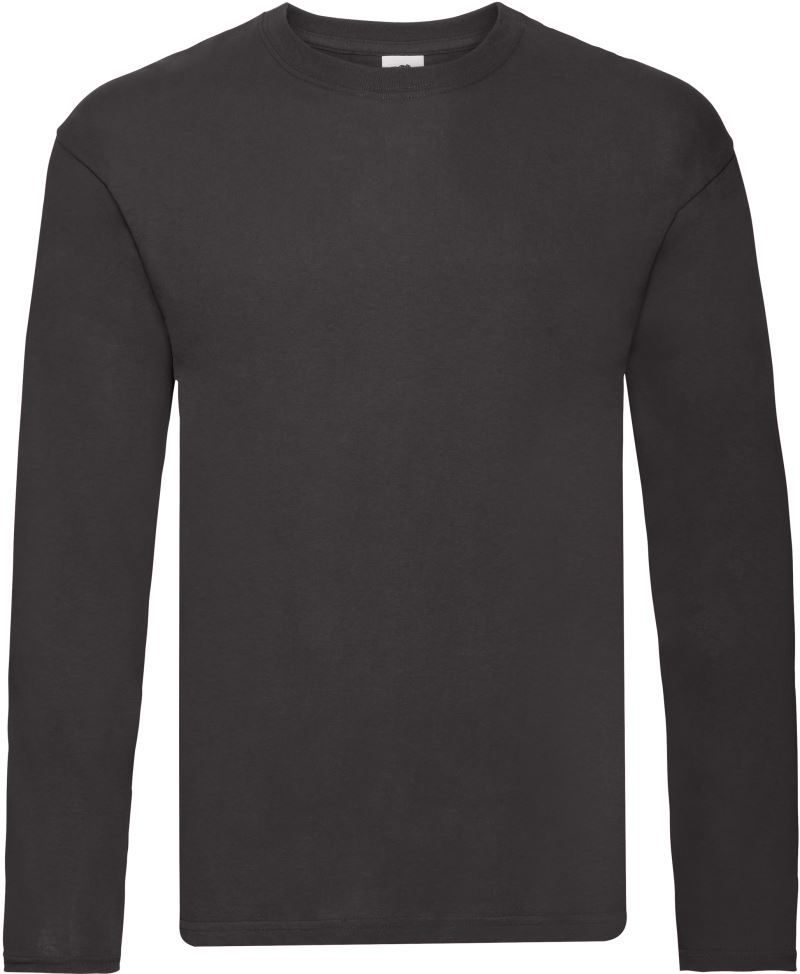 Fruit of the Loom Herren T-Shirt langarm Original LSL T bedrucken