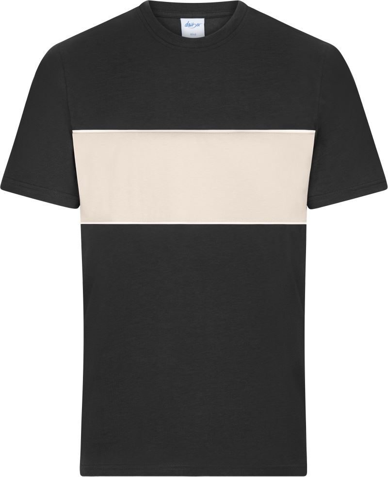 Daiber Bio T-Shirt "Colour-Block" 8049 bedrucken
