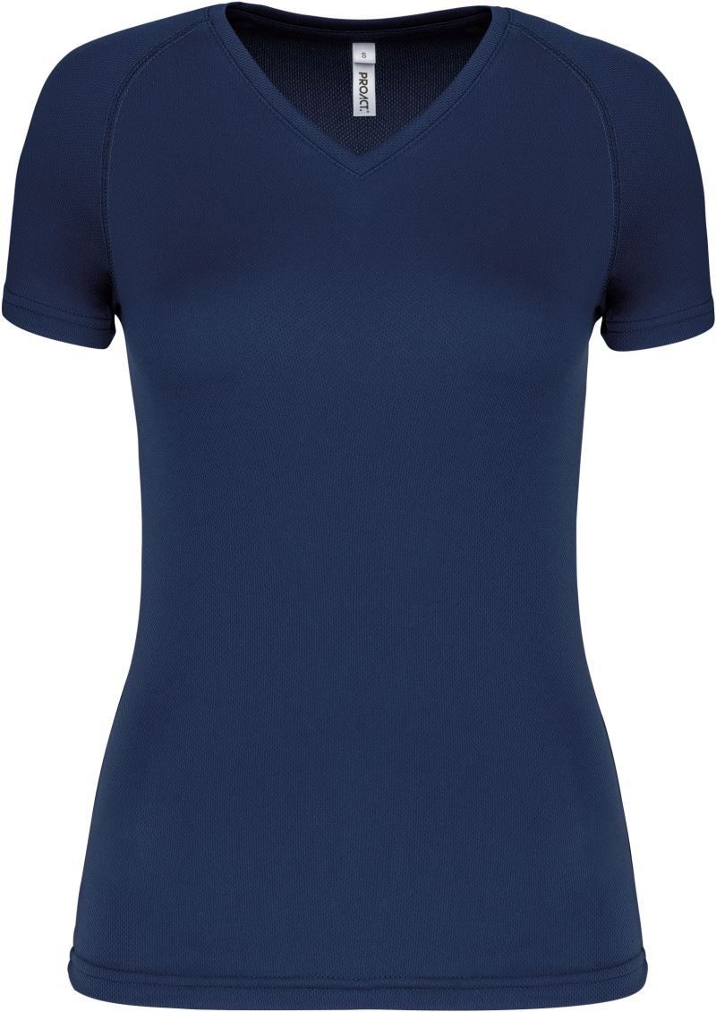 Kariban ProAct Damen V-Ausschnitt Sport Shirt PA 477 bedrucken