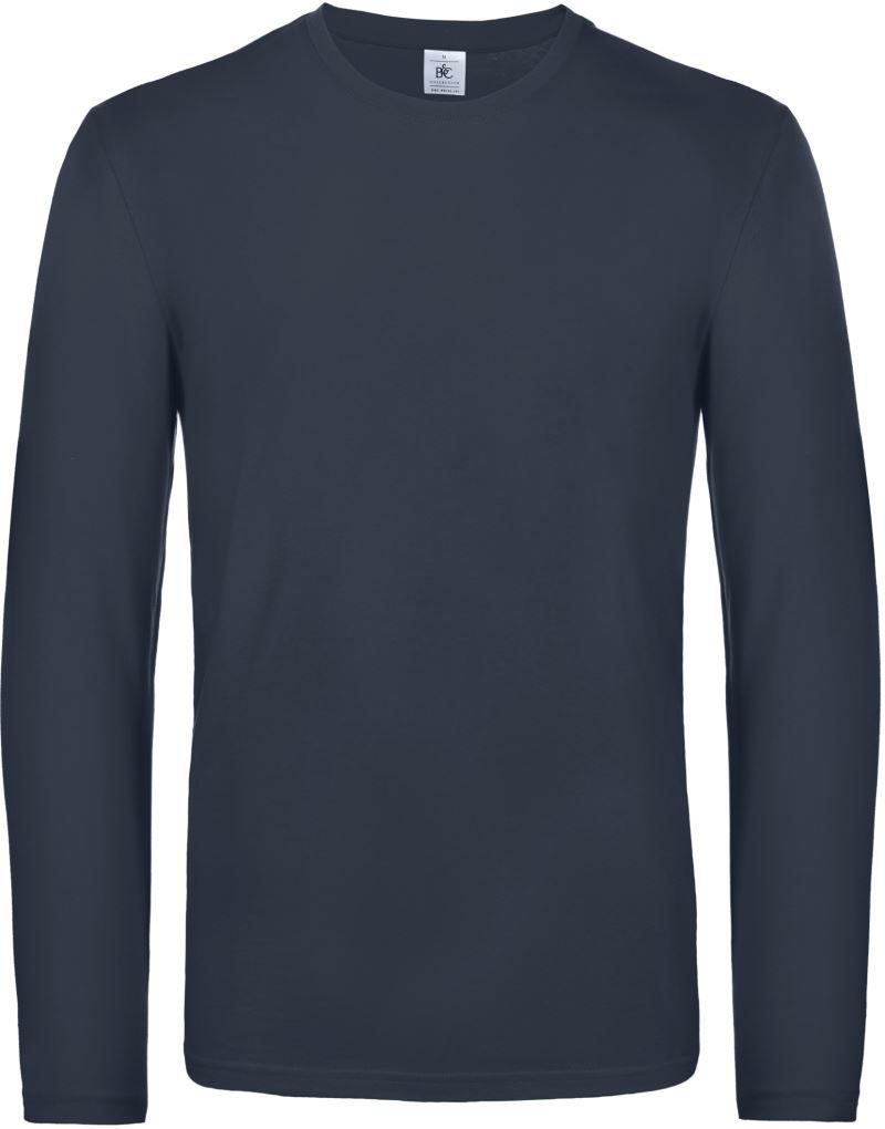 B&C Schweres T-Shirt langarm #E190 LSL bedrucken