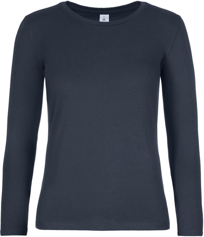 B&C Schweres Damen T-Shirt langarm #E190 LSL /women bedrucken