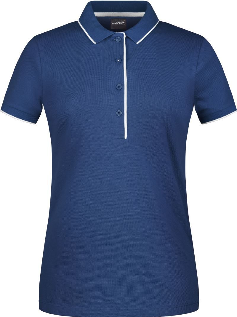 Daiber Damen Piqué Polo Stripe JN 727 bedrucken