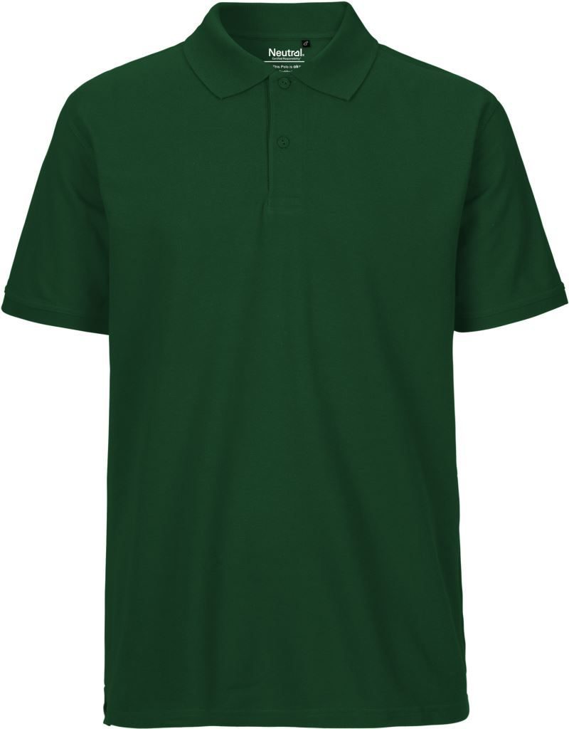 Neutral Herren Bio Piqué Polo O 20080 bedrucken