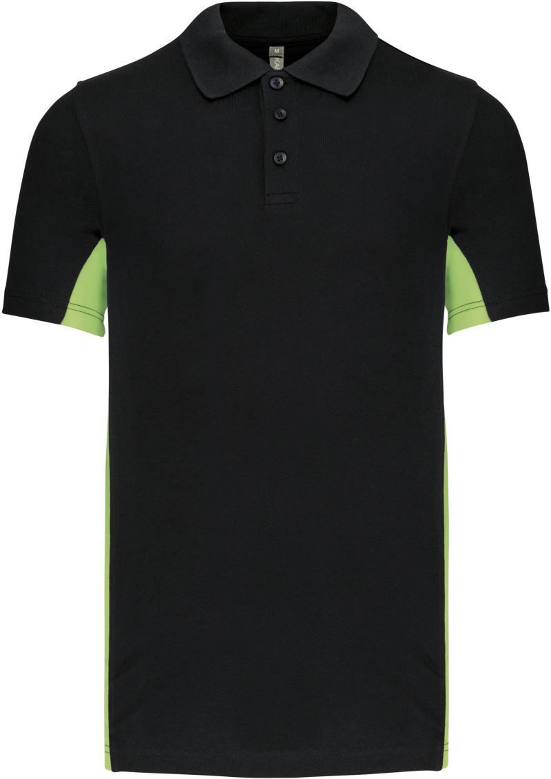 Kariban 2-farbiges Piqué Polo "Flag" K 232 bedrucken