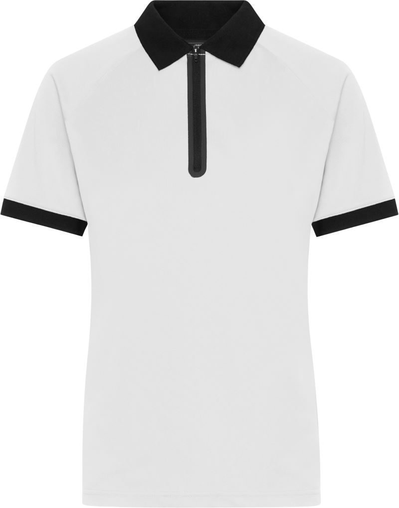 Daiber Damen Piqué Polo mit Zip JN 1307 bedrucken