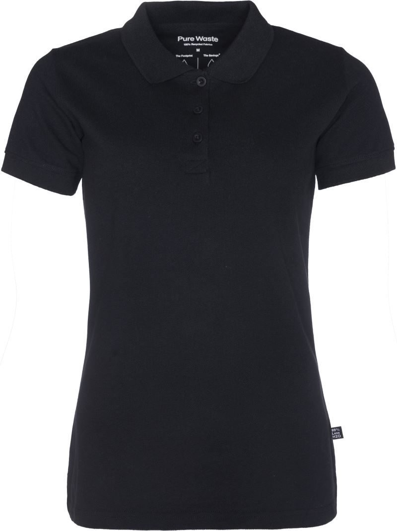Pure Waste Schweres Damen Piqué Polo PQW bedrucken