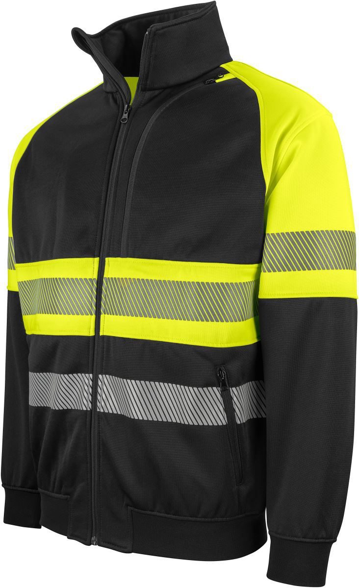 ProJob Sicherheits Sweatjacke 6120 Sweatshirt HV bedrucken