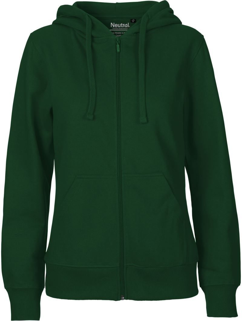 Neutral Damen Bio Kapuzen Sweatjacke O 83301 bedrucken