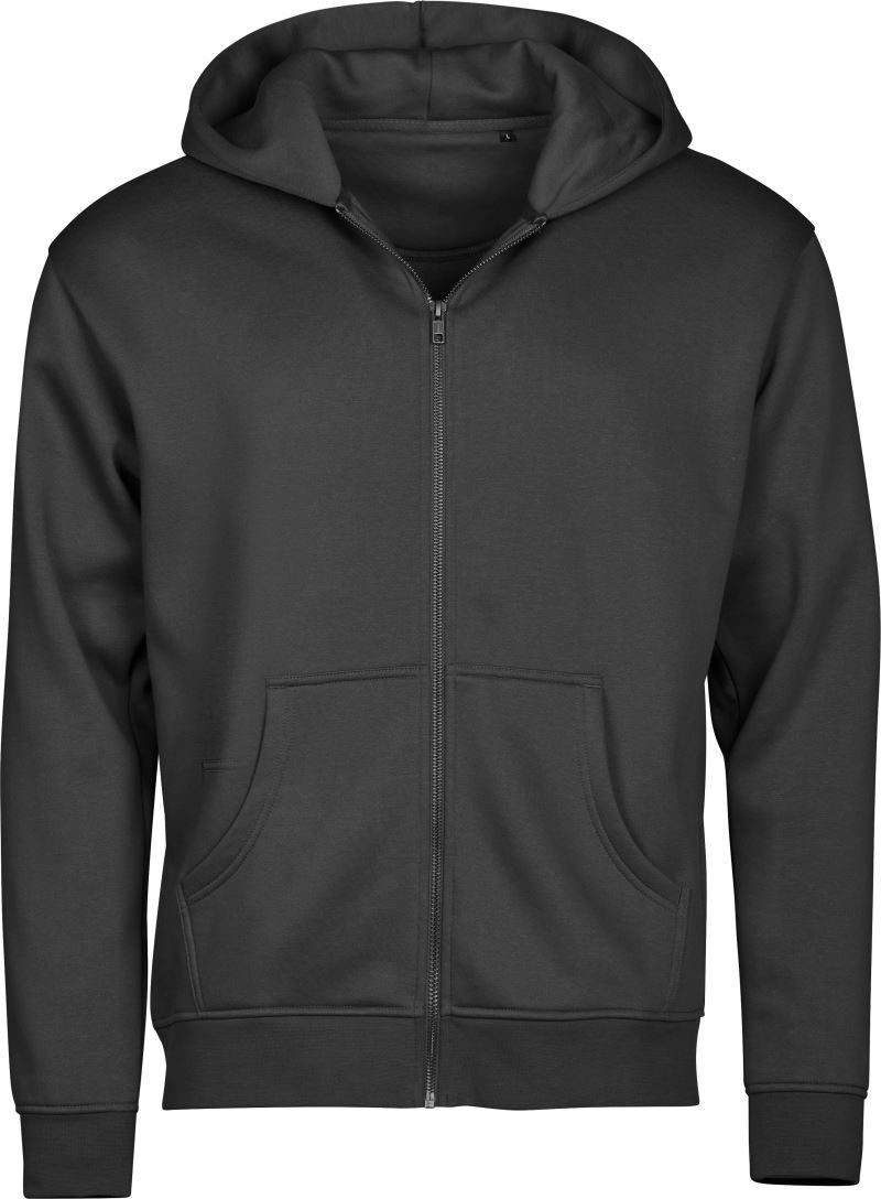 Tee Jays Schwere Kapuzen Sweatjacke "Unlabeled" TJ 5154 bedrucken