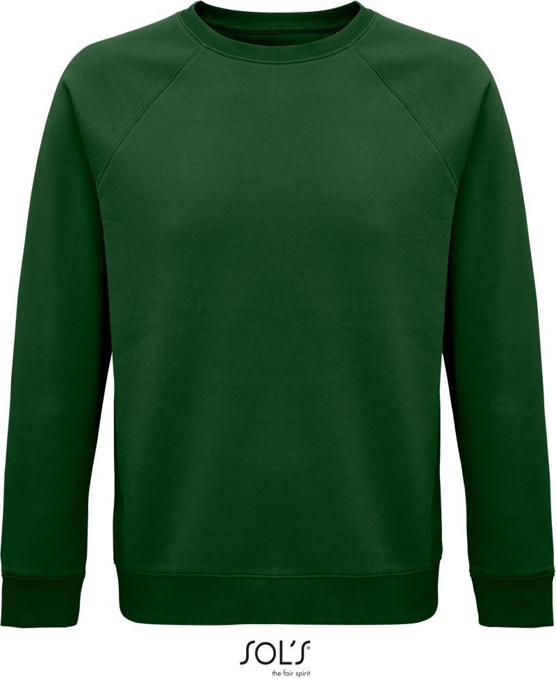 SOL'S Unisex Bio Raglan Sweater Space bedrucken