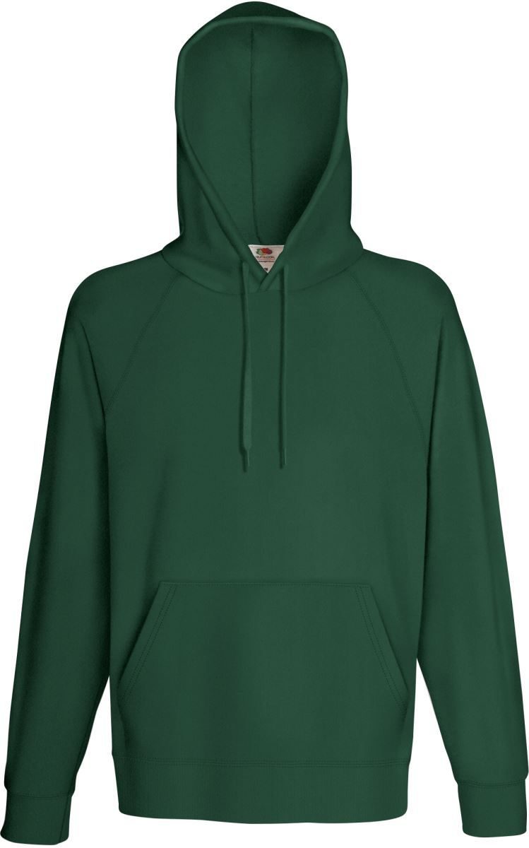 Fruit of the Loom Herren Raglan Kapuzen Sweater Lightweight Hooded Sweat bedrucken