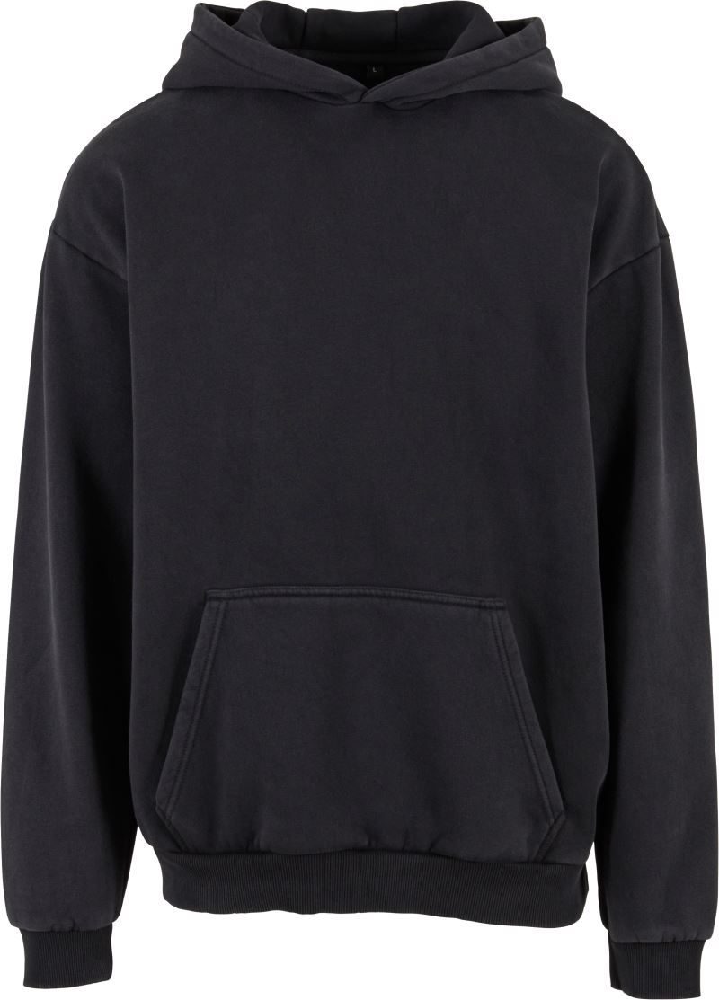 Build your Brand Schwerer Kapuzen Sweater "Vintage" BY 294 bedrucken