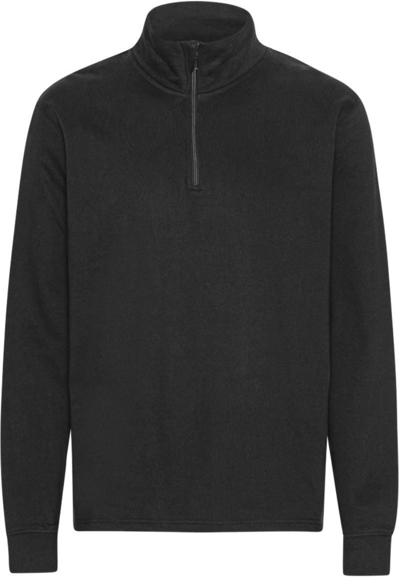 Neutral Bio Sweater mit 1/4 Zip O 73701 bedrucken