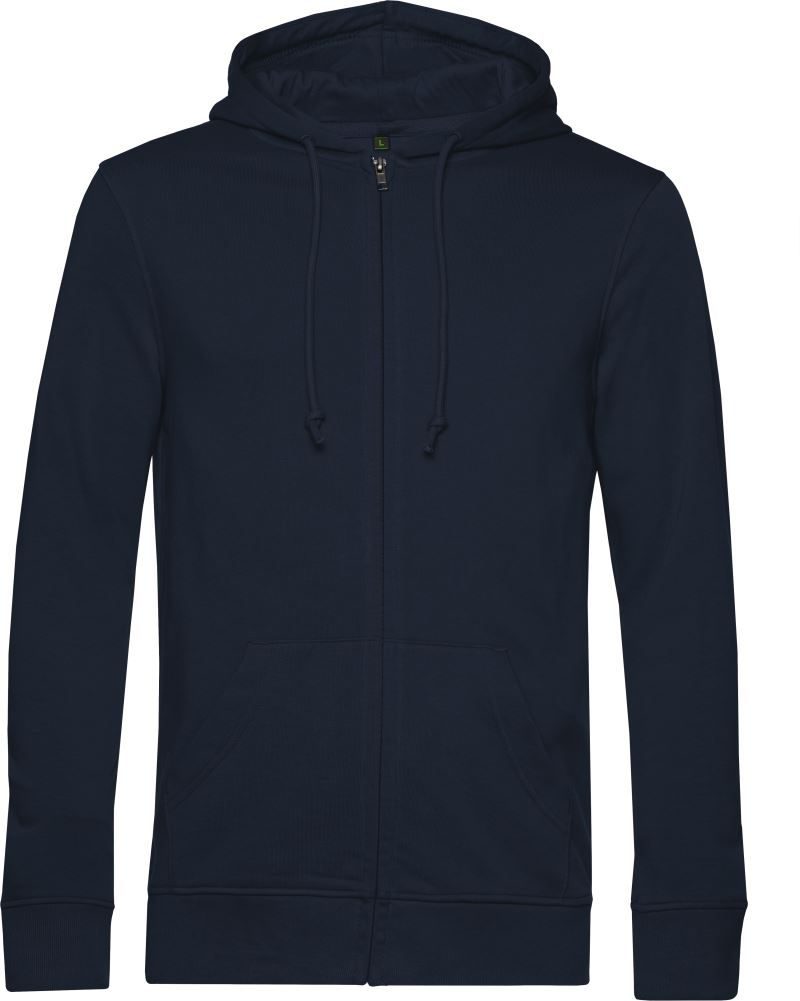 B&C Herren Kapuzen Sweatjacke Inspire Zipped Hood_° bedrucken