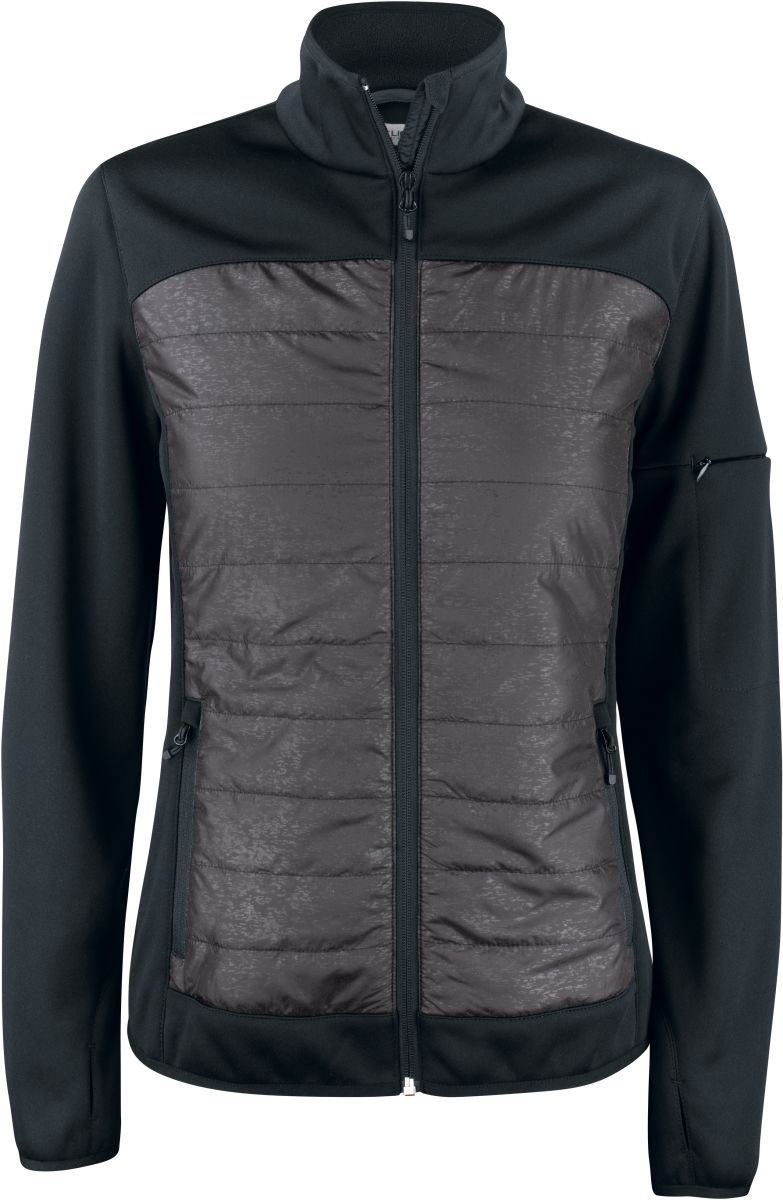 Clique Reflektierende Damen Hybrid Jacke Custer Jacket Women bedrucken