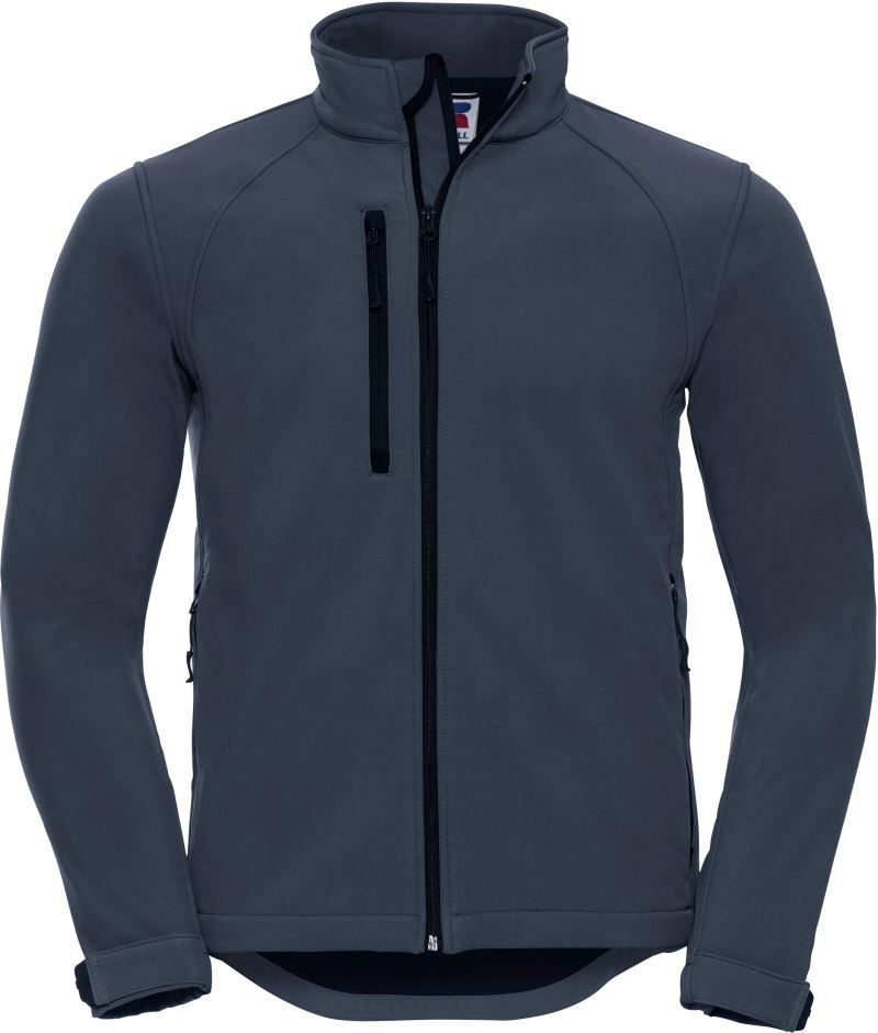 Russell Athletic Herren 3-Lagen Softshell Jacke 140M bedrucken