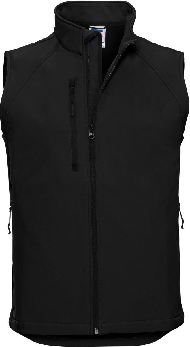 Russell Athletic Herren 3-Lagen Softshell Gilet 141M bedrucken