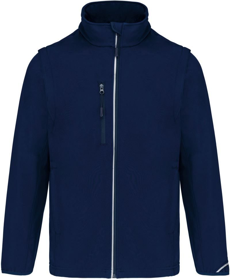 Kariban ProAct 3-Lagen Softshell Jacke mit abnehmbaren Ärmeln PA 323 bedrucken