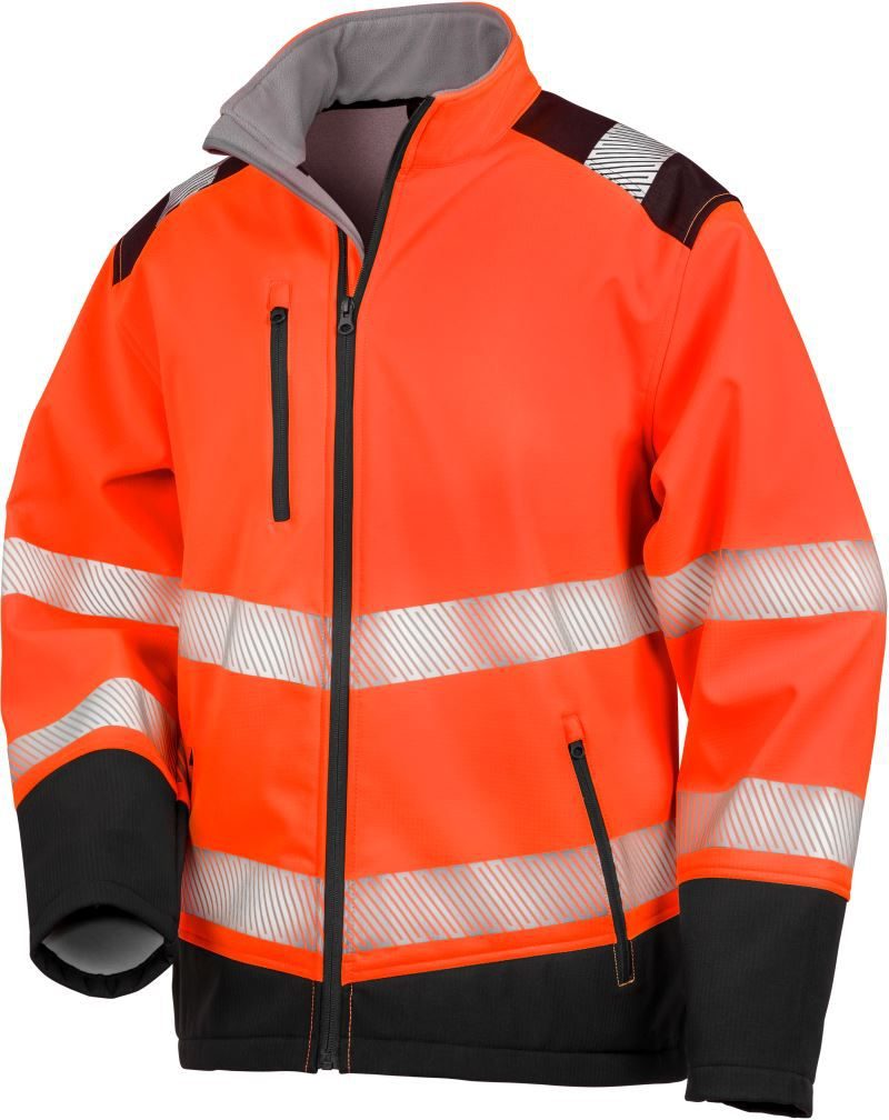 Result Sicherheits Softshell Jacke R 476X bedrucken