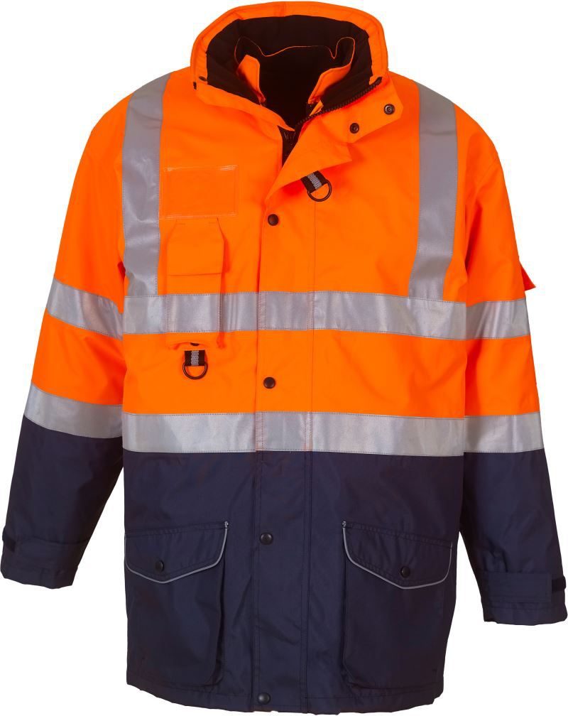 Yoko Hi-Vis 7-in-1 Jacke HVP 711 bedrucken