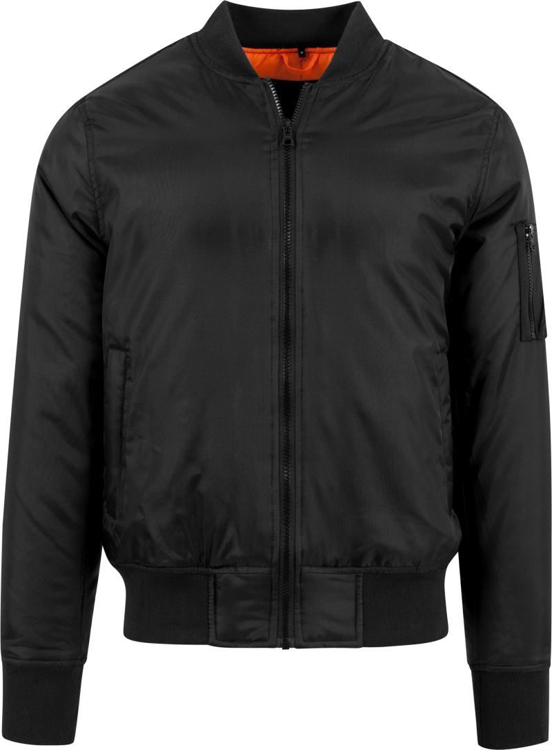 Build your Brand Bomber Jacke BY 030 bedrucken