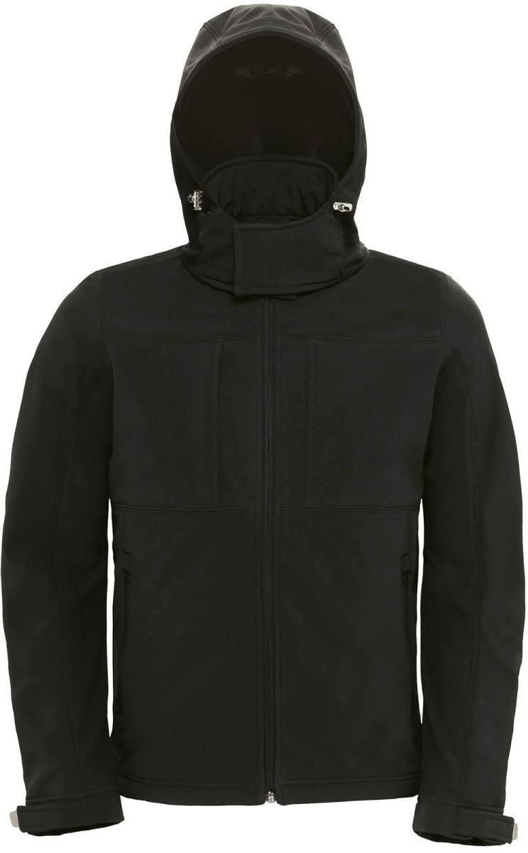 B&C Herren 3-Lagen Kapuzen Softshell Jacke Hooded Softshell /men bedrucken