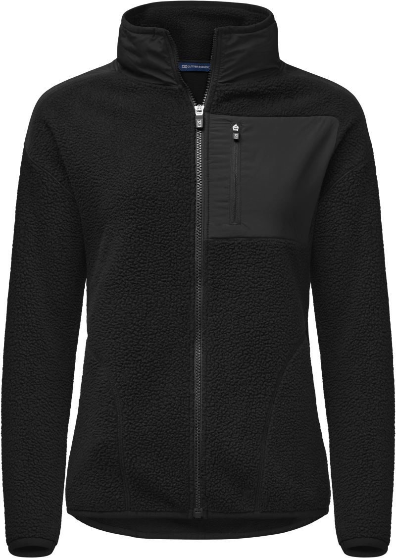 Cutter & Buck Damen Sherpa Fleece Jacke Cascade Sherpa Women bedrucken