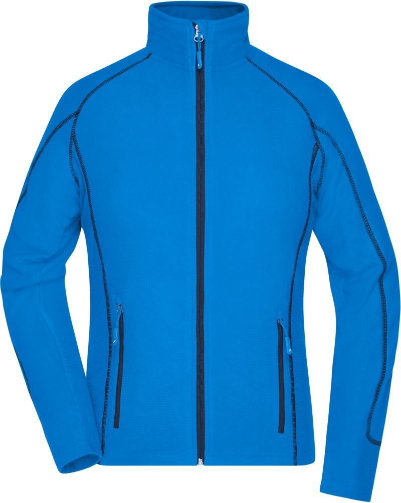 Daiber Damen Struktur Fleece Jacke JN 596 bedrucken
