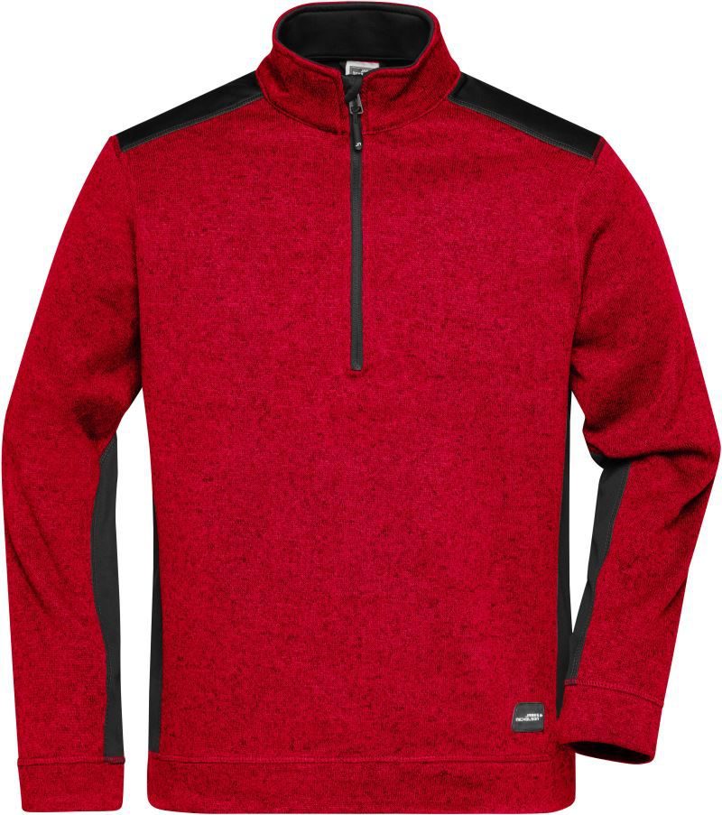 Daiber Herren Workwear Strickfleece 1/2 Zip - Strong JN 864 bedrucken
