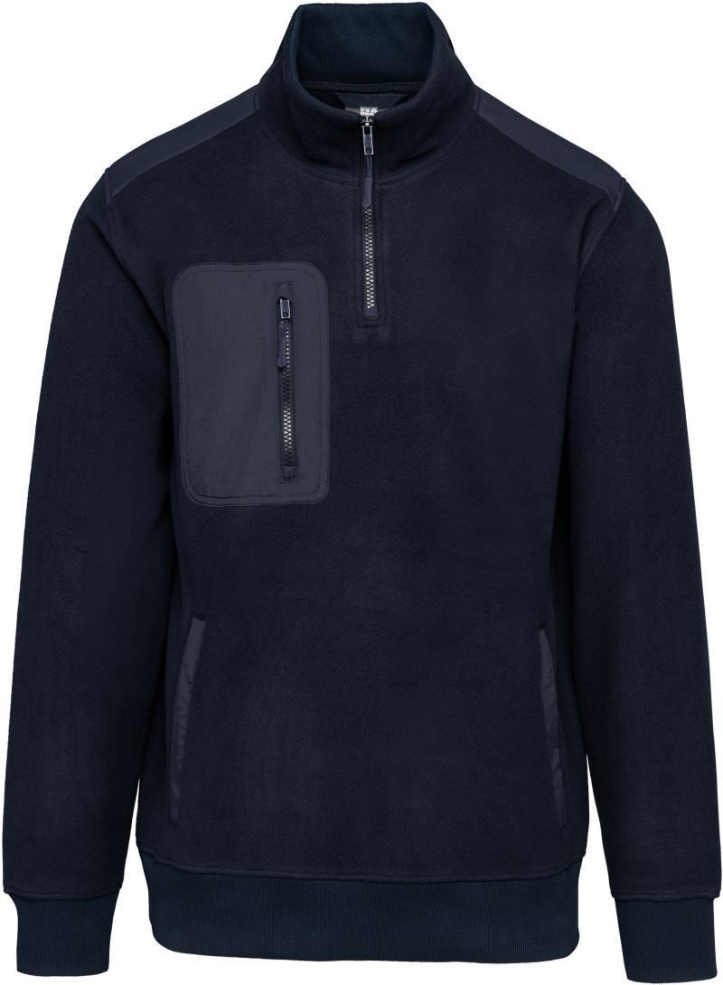 WK Workwear Fleece mit 1/4 Zip WK 905 bedrucken