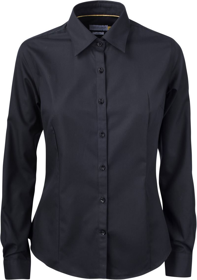 J.Harvest & Frost Twill Bluse langarm YB 50 Regular Women bedrucken