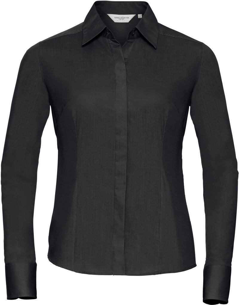 Russell Athletic Popeline Bluse langarm 924F bedrucken