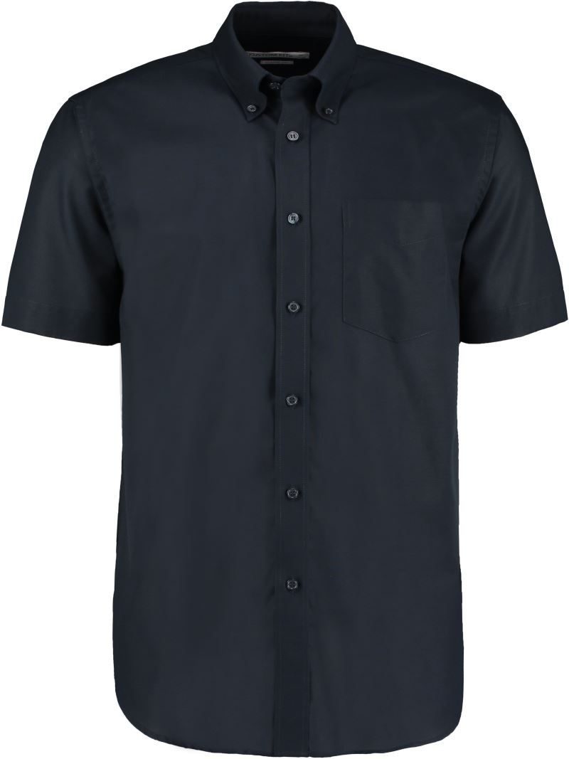 Kustom Kit Workwear Oxford Hemd kurzarm KK 350 (13,5-18) bedrucken