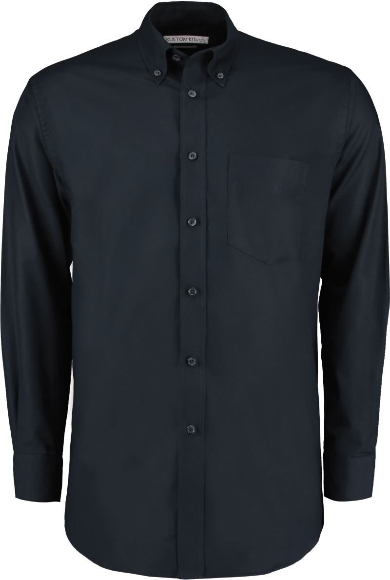 Kustom Kit Workwear Oxford Hemd langarm KK 351 (18,5-23) bedrucken